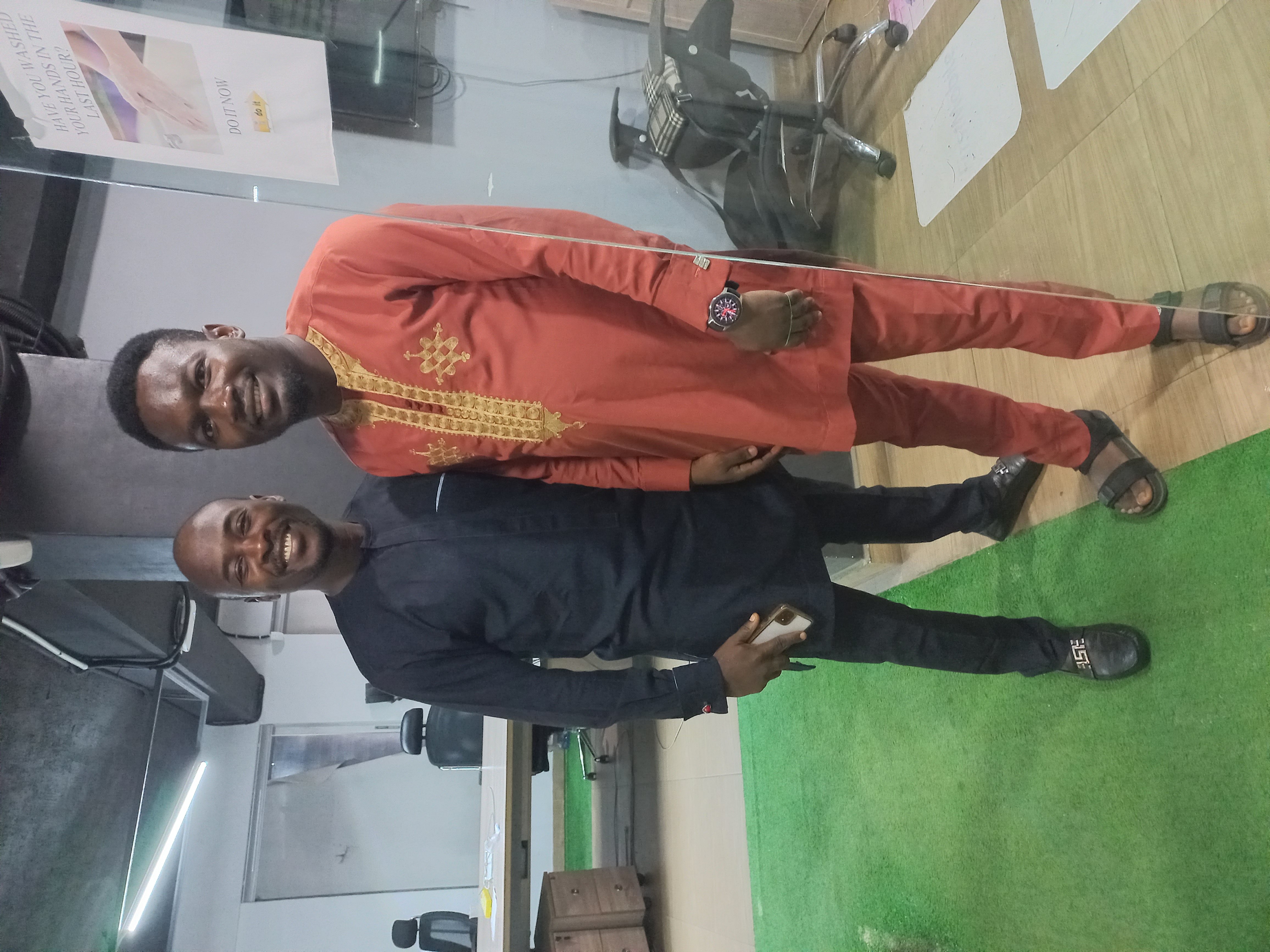 Team working on product sprint